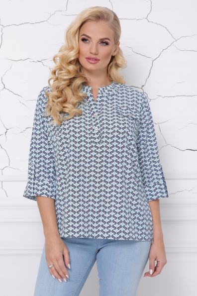 блуза "Сицилия"бирюза в интернет-магазине