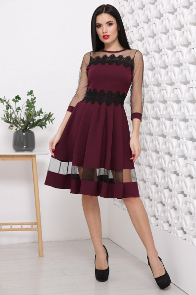 платье "Рио"бордо в интернет-магазине