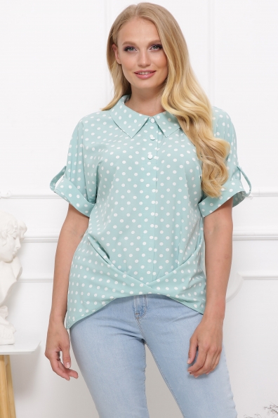 блуза"Сюзанна"мята в интернет-магазине