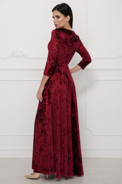 платье "Сури"бордо в интернет-магазине фото №2