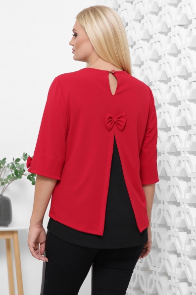 кофта "Стела"красный в интернет-магазине фото №2