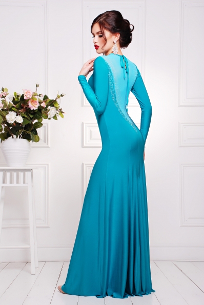 Платье "Аркадия"бирюза в интернет-магазине фото №2