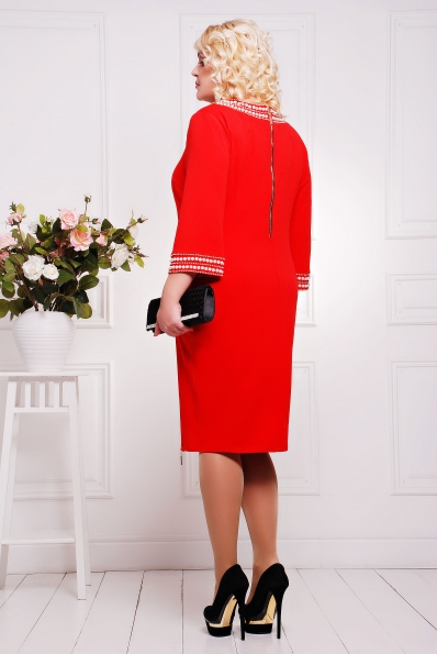 Платье "Мираж" красный в интернет-магазине фото №2