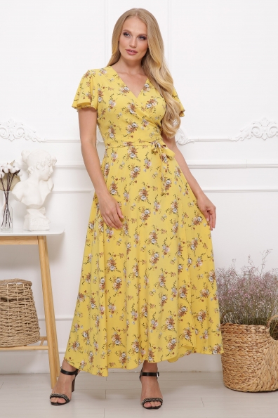 платье"Иви"цветочный принт в интернет-магазине