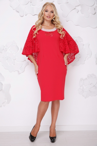 платье "Милана"красный в интернет-магазине