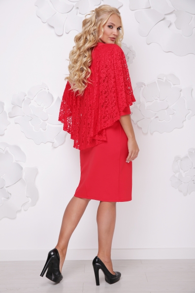 платье "Милана"красный в интернет-магазине фото №2