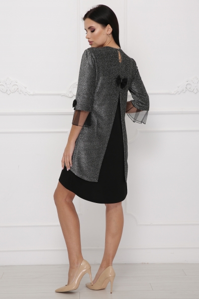 платье "Стела"люрекс серебро в интернет-магазине фото №2