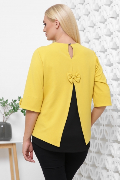 кофта "Стела"горчица в интернет-магазине фото №2