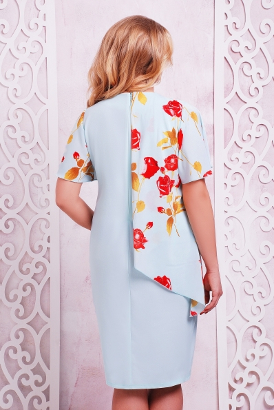 платье "Забава"голубой в интернет-магазине фото №2