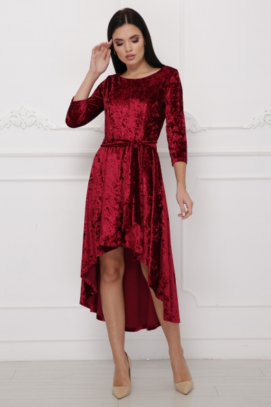 платье "Магия"мрамор бордо в интернет-магазине