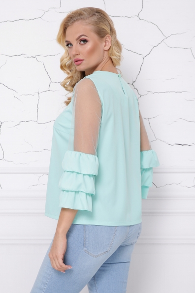 блуза "Индиго"мята в интернет-магазине фото №2