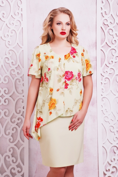 Платье "Забава"салатовый в интернет-магазине