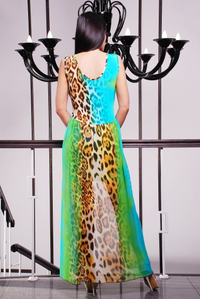 Сарафан "Пинаколада " длинный бирюза в интернет-магазине фото №2