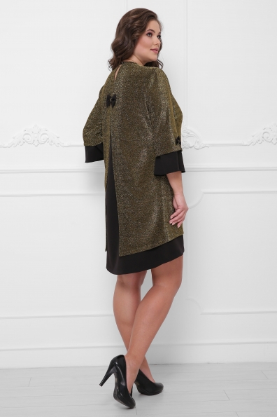 платье "Стела"золото в интернет-магазине фото №2