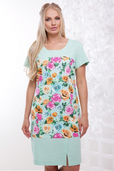 платье "Инэс"мята в интернет-магазине