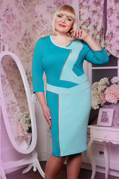 Платье "Морган"  бирюза в интернет-магазине