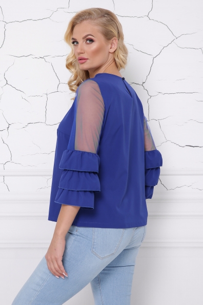 блуза "Индиго"электрик в интернет-магазине фото №2