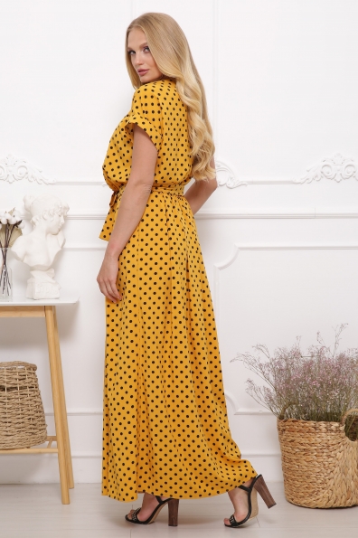 платье"Селена"горчица в интернет-магазине фото №2