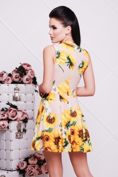 Платье "Магнолия"персик в интернет-магазине фото №2