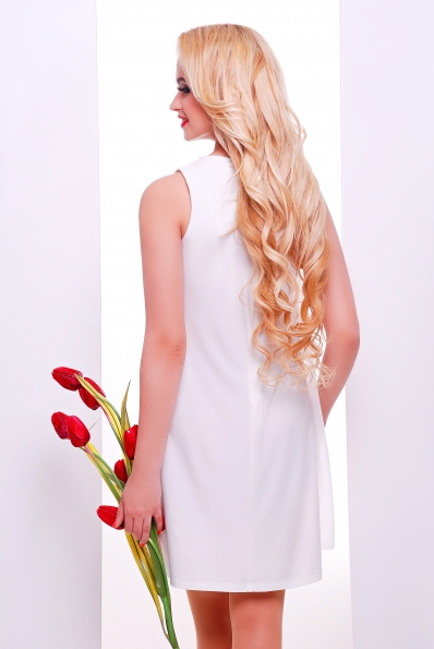 Платье"Тина"молоко в интернет-магазине фото №2