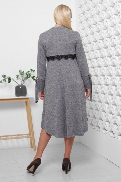 платье "Клео"серый в интернет-магазине фото №2