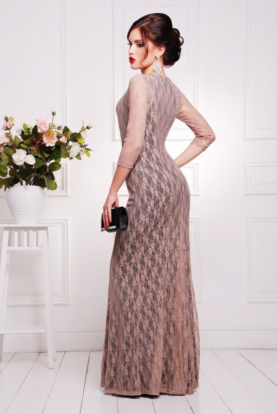 Платье"Арсения"кофе в интернет-магазине фото №2
