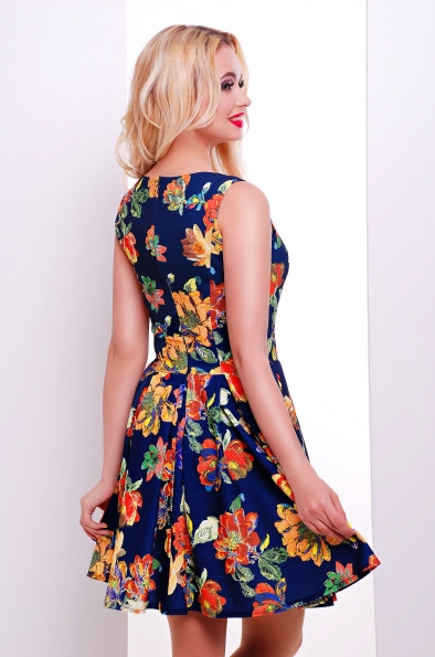 Платье "Ария"темно-синий в интернет-магазине фото №2