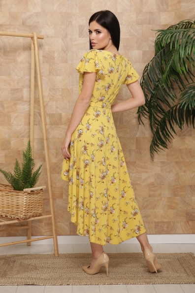платье "Магия"цветочный принт в интернет-магазине фото №2