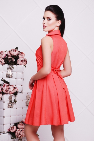 Платье "Ассоль"коралл в интернет-магазине фото №2