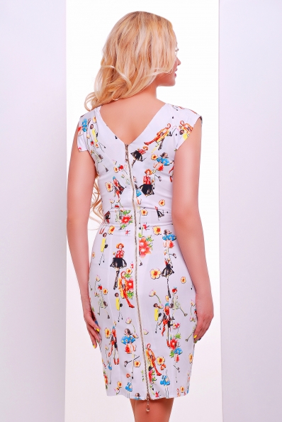 Платье "Зара"белый в интернет-магазине фото №2