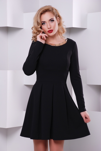 Платье "Кокетка"черный в интернет-магазине