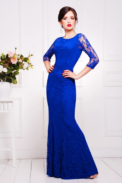 Платье"Арсения"электрик в интернет-магазине