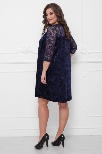 платье "Алла"синий в интернет-магазине фото №2