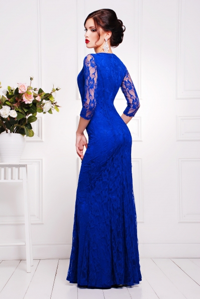 Платье"Арсения"электрик в интернет-магазине фото №2