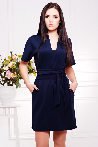 Платье "Лучия" темно-синий в интернет-магазине
