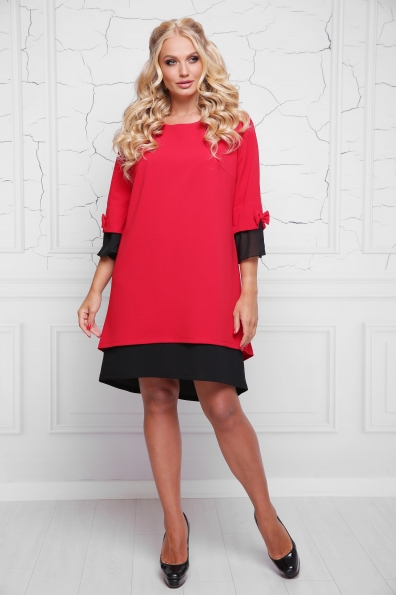 платье "Стела"красный в интернет-магазине