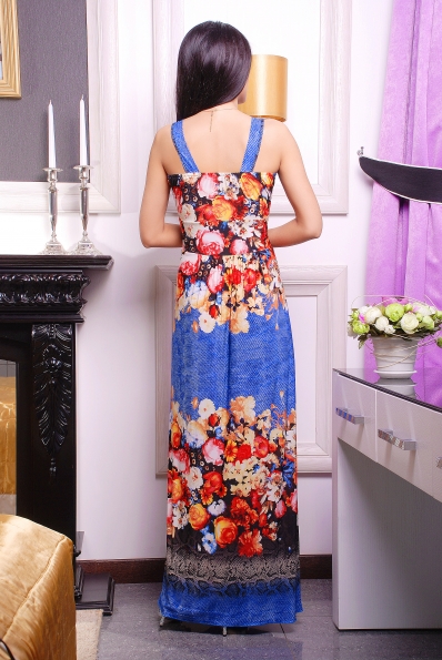 Сарафан "Мира" синий в интернет-магазине фото №2