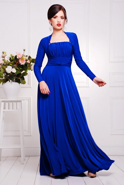 Платье"Анита"электрик в интернет-магазине