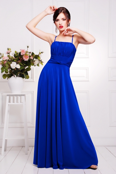 Платье"Анита"электрик в интернет-магазине фото №3