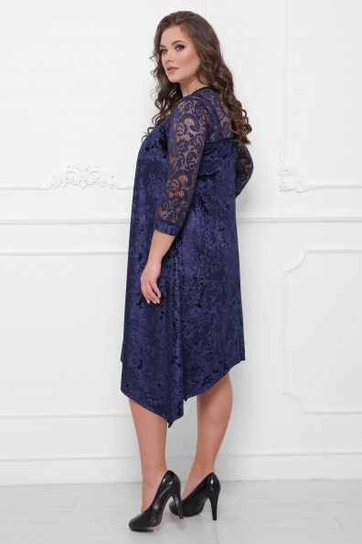 платье "Анабель"синий в интернет-магазине фото №2