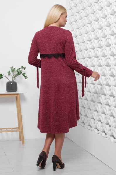 платье "Клео"бордо в интернет-магазине фото №2