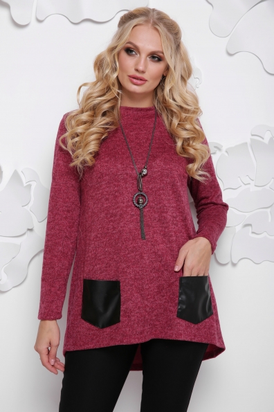 туника"Марис"бордо в интернет-магазине