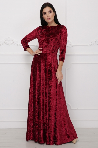 платье "Лада"мрамор бордо в интернет-магазине