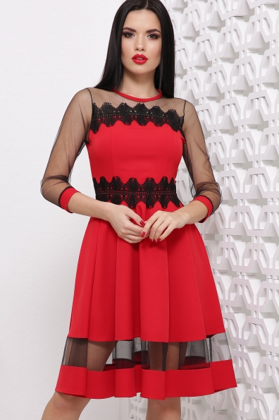 платье "Рио"красный в интернет-магазине фото №3