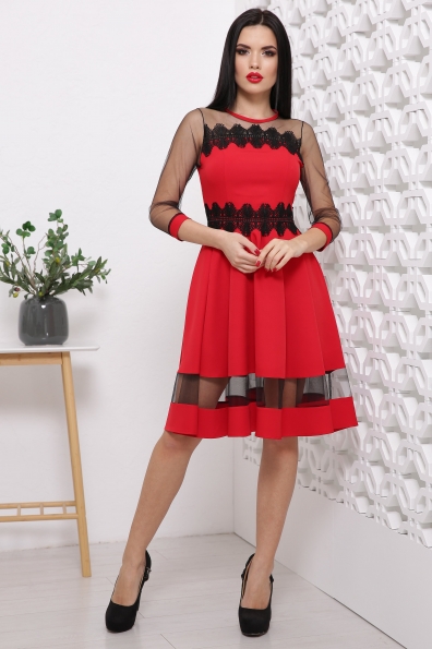 платье "Рио"красный в интернет-магазине