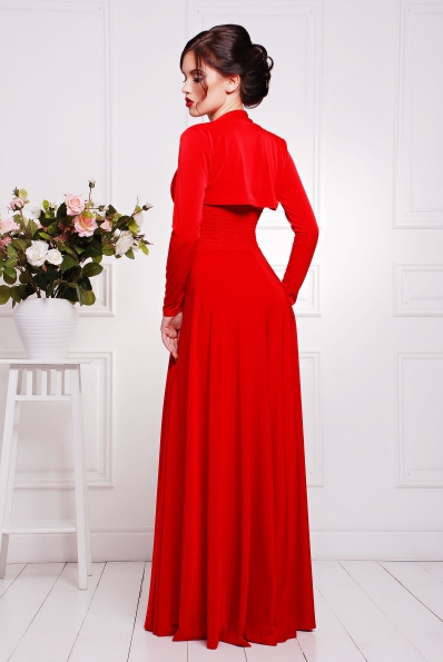 Платье"Анита"красный в интернет-магазине фото №2