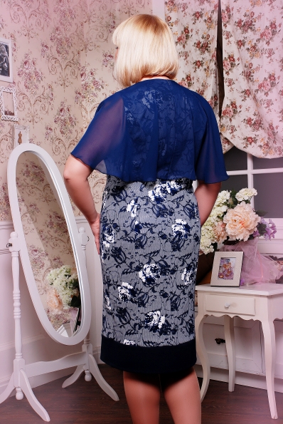 Платье"Монако" синий в интернет-магазине фото №2