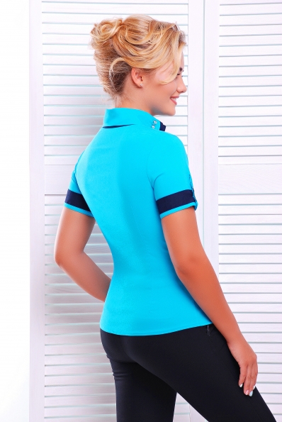 Рубашка "Омега"бирюза в интернет-магазине фото №2