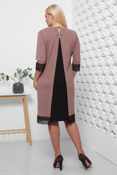 платье "Лора"кофе в интернет-магазине фото №2