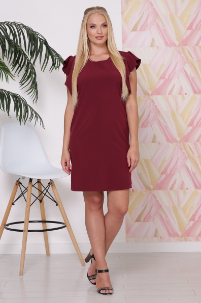 платье "Инга"бордо в интернет-магазине